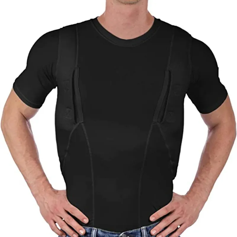 MEN/WOMEN'S CONCEALED LEATHER HOLSTER T-SHIRT✨