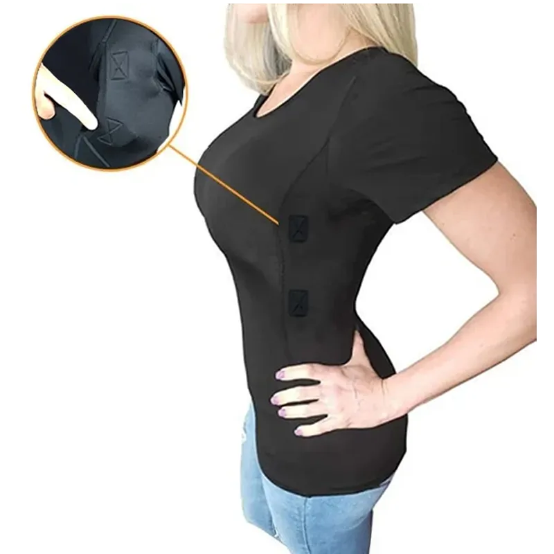 MEN/WOMEN'S CONCEALED LEATHER HOLSTER T-SHIRT✨