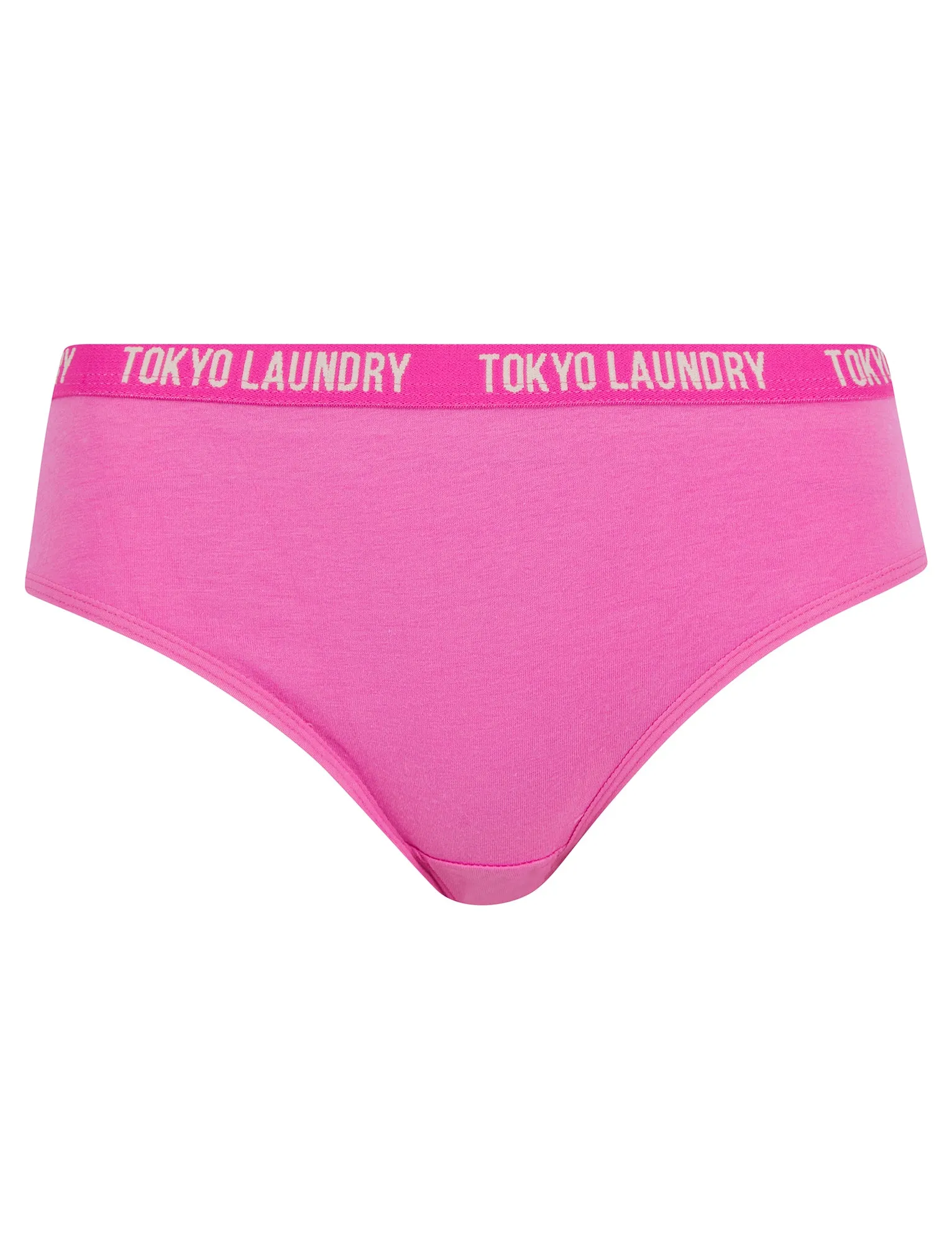 Molly Anne (5 Pack) Cotton Assorted Briefs in Peacoat Blue / Phlox Pink / Potent Purple / Ginger - Tokyo Laundry