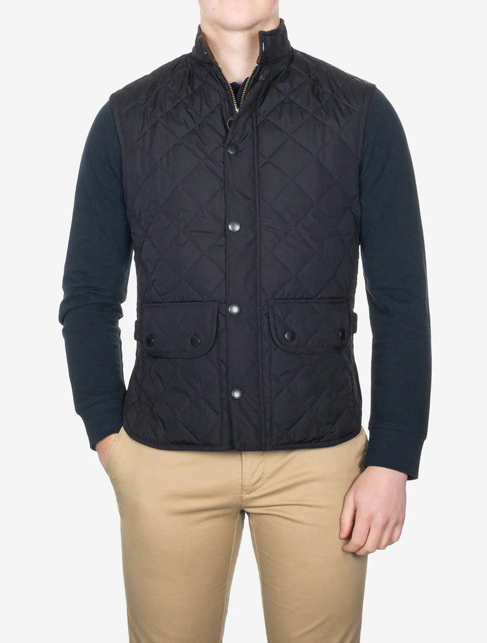 New Lowerdale Quilted Gilet Navy