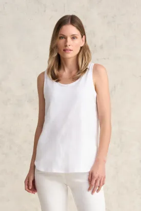 Organic Cotton Tank - White