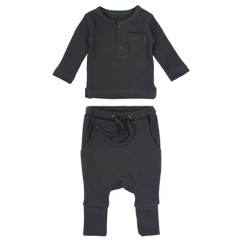 Organic Thermal Henley & Jogger Set