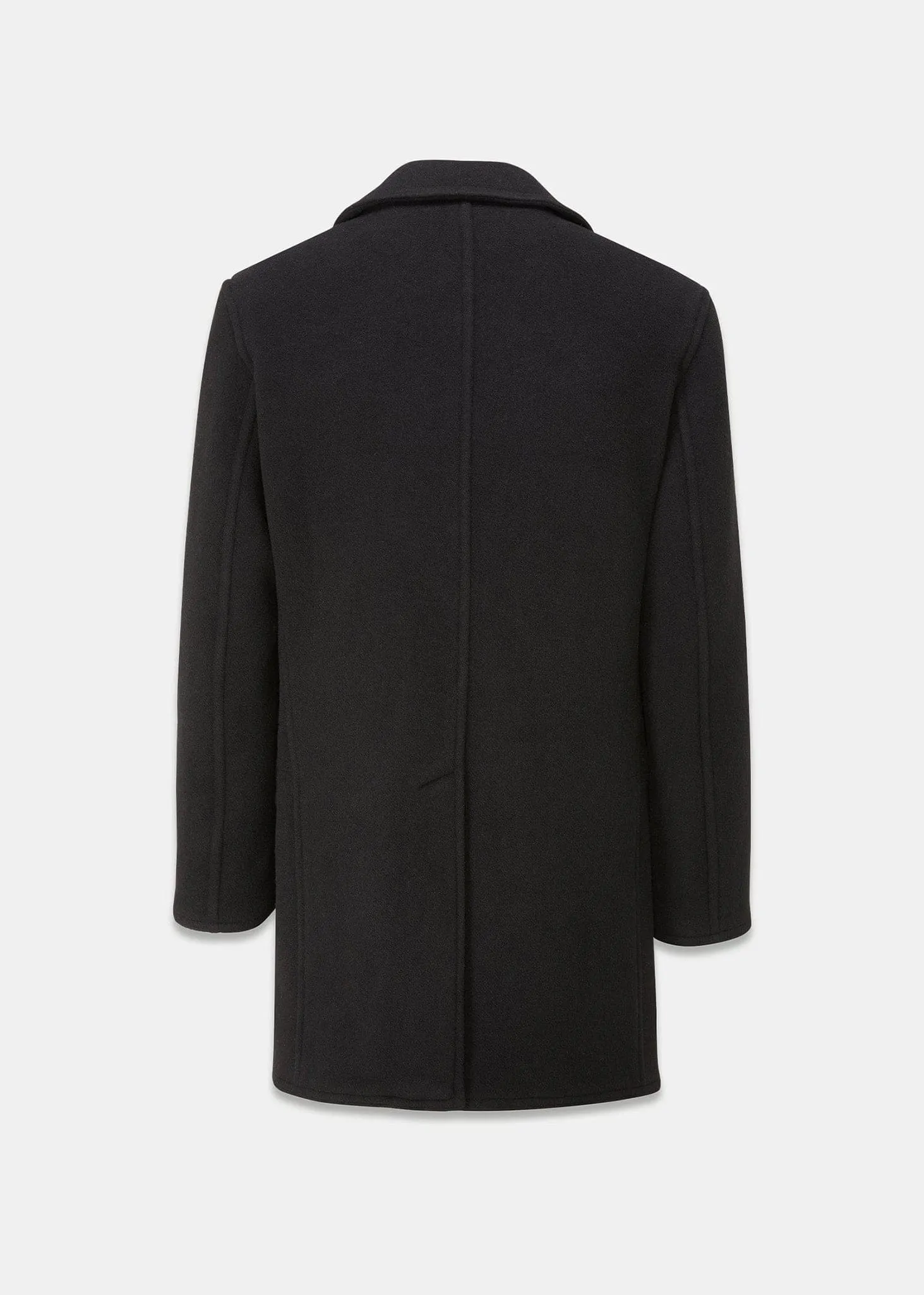 Oversized Peacoat Black Stewart