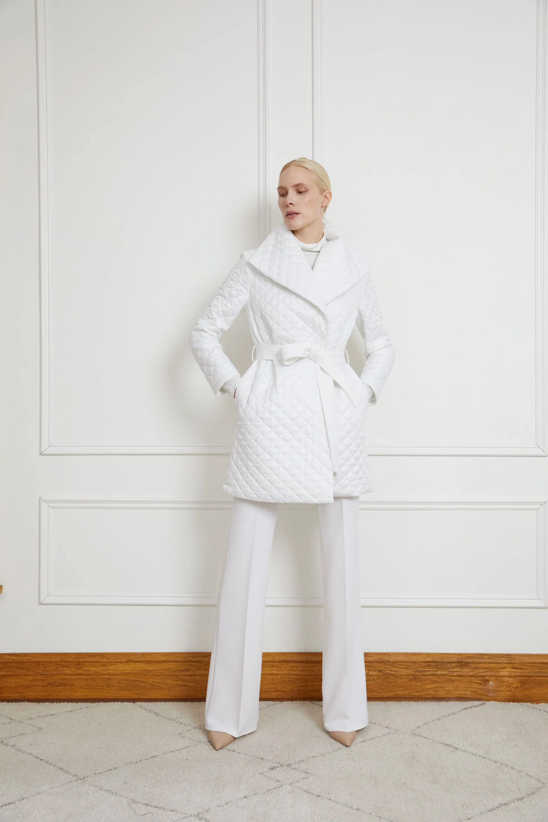 Pearl Puffer Coat by Joeffer Caoc