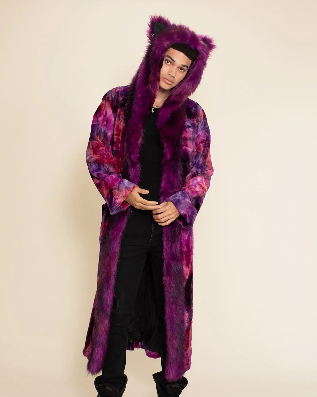 Purple Panther Classic Faux Fur Style Robe | Men's