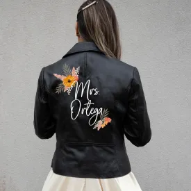 (Real Leather) Customized Wedding Jacket