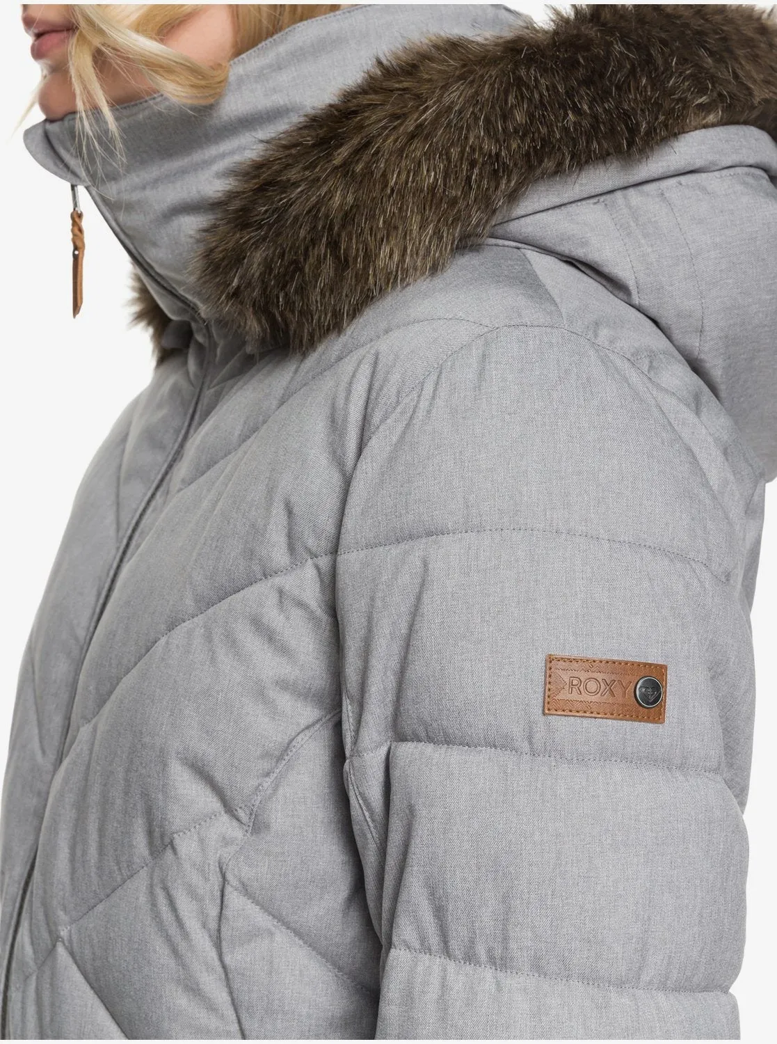 Roxy Quinn Snowboard/Ski Jacket - Heather Grey