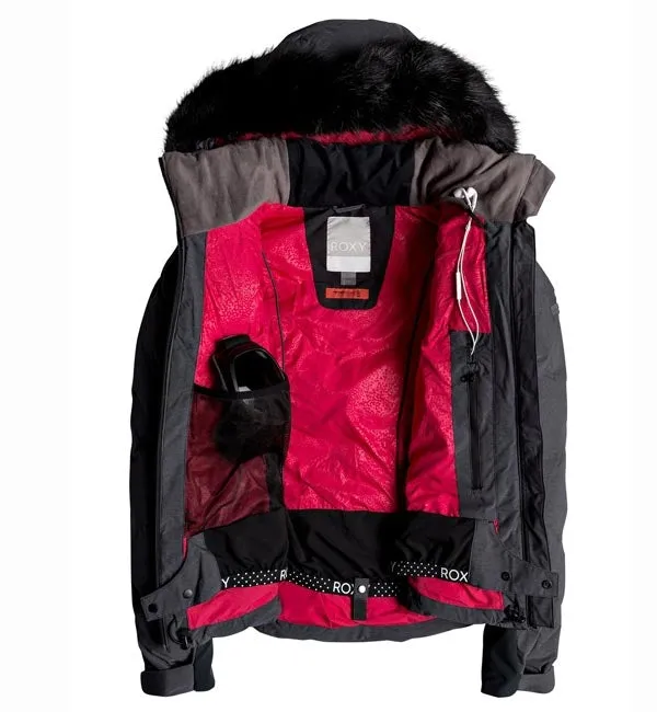 Roxy Snowstorm Ski/Snowboard Jacket - True Black