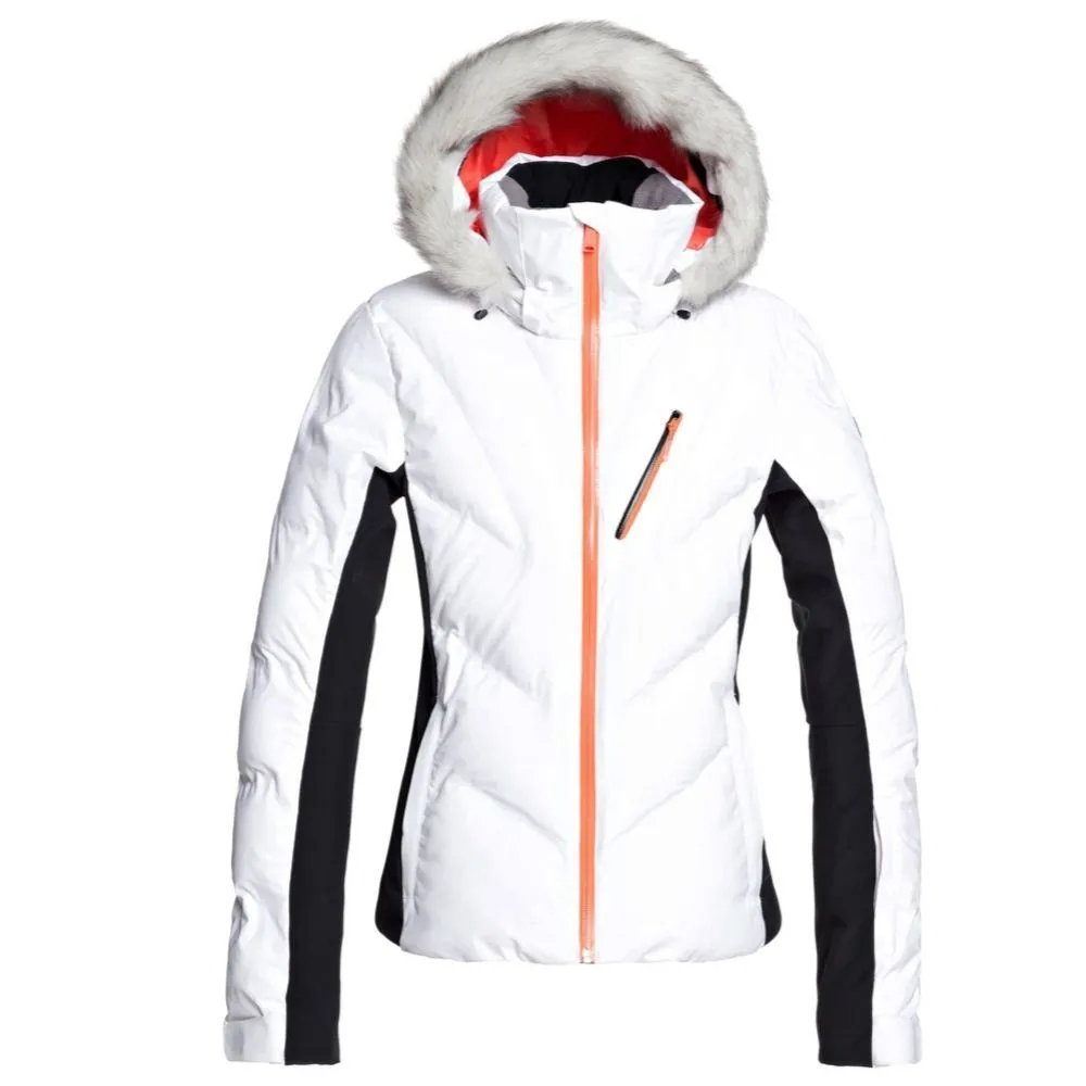 Roxy Snowstorm Womens Ski Jacket - Bright White