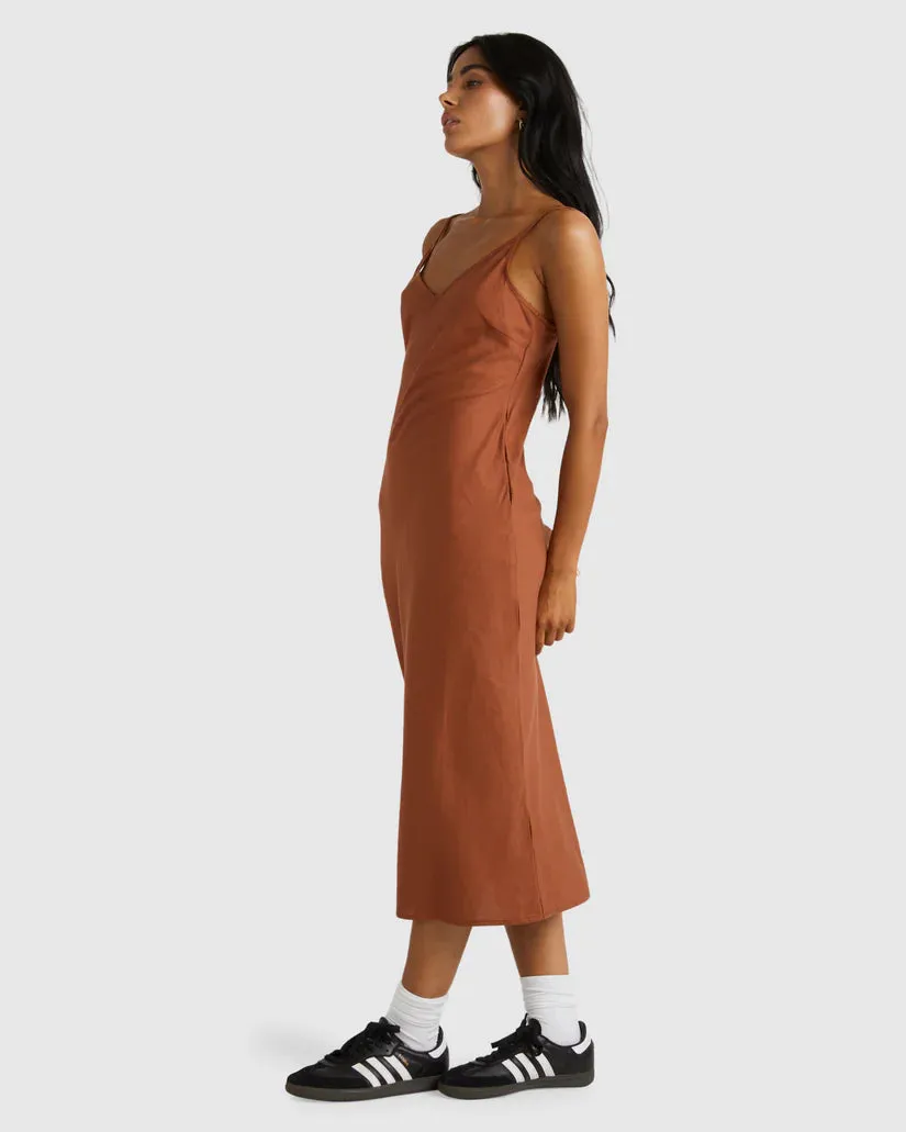 RVCA The Everyday Bias Midi Dress