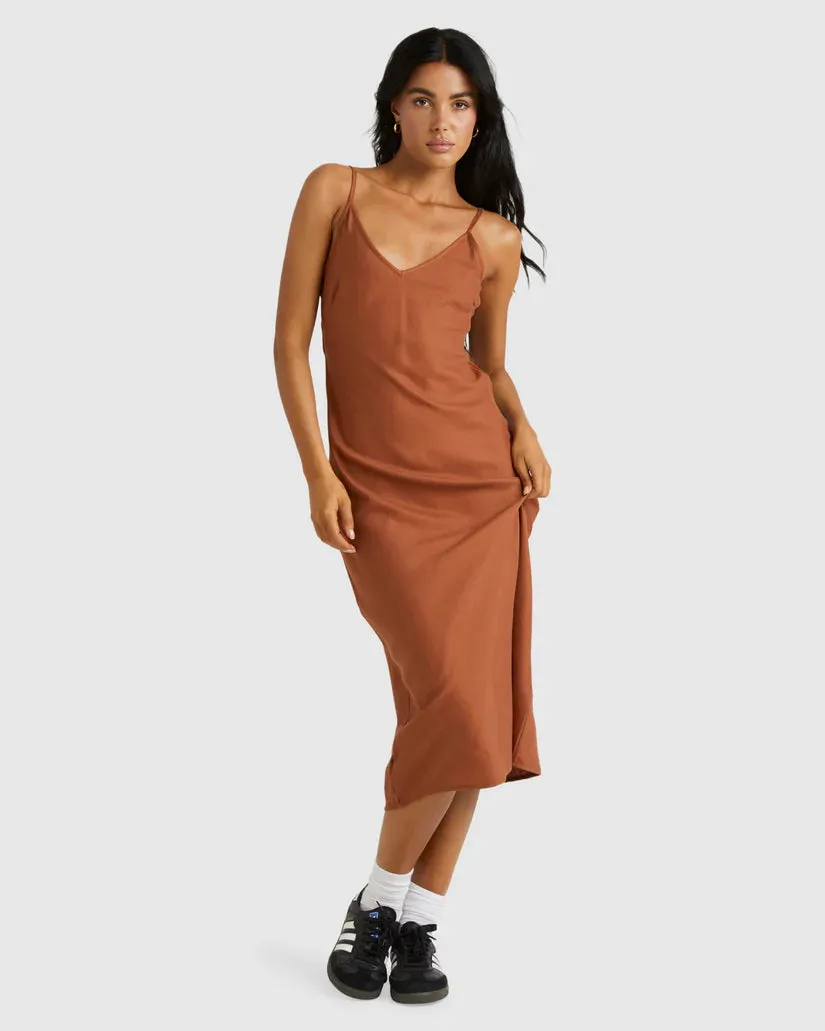 RVCA The Everyday Bias Midi Dress