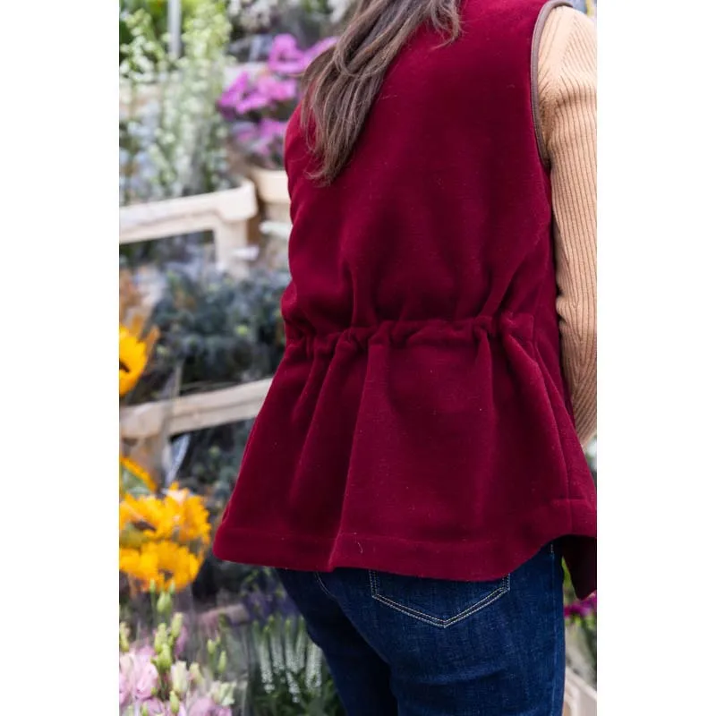 Schoffel Ladies Lyndon Fleece Gilet - Claret