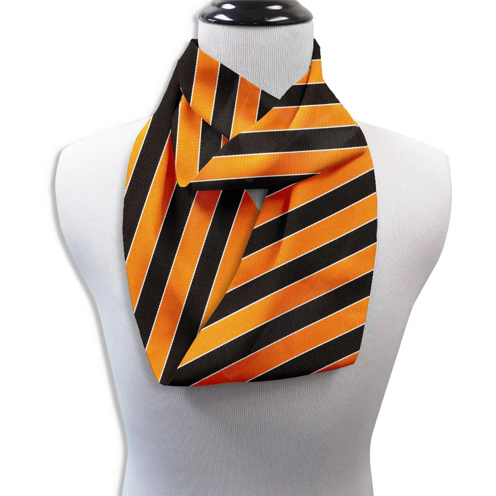 Scholastic Orange/Black - Infinity Scarves