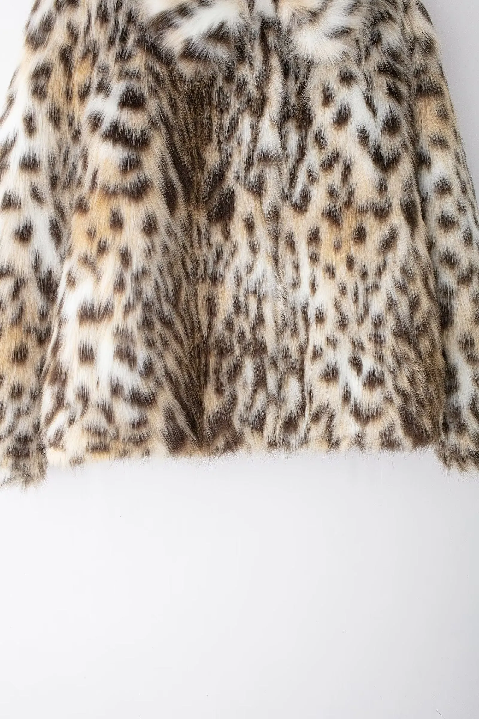 Selena Faux Fur Leopard Coat