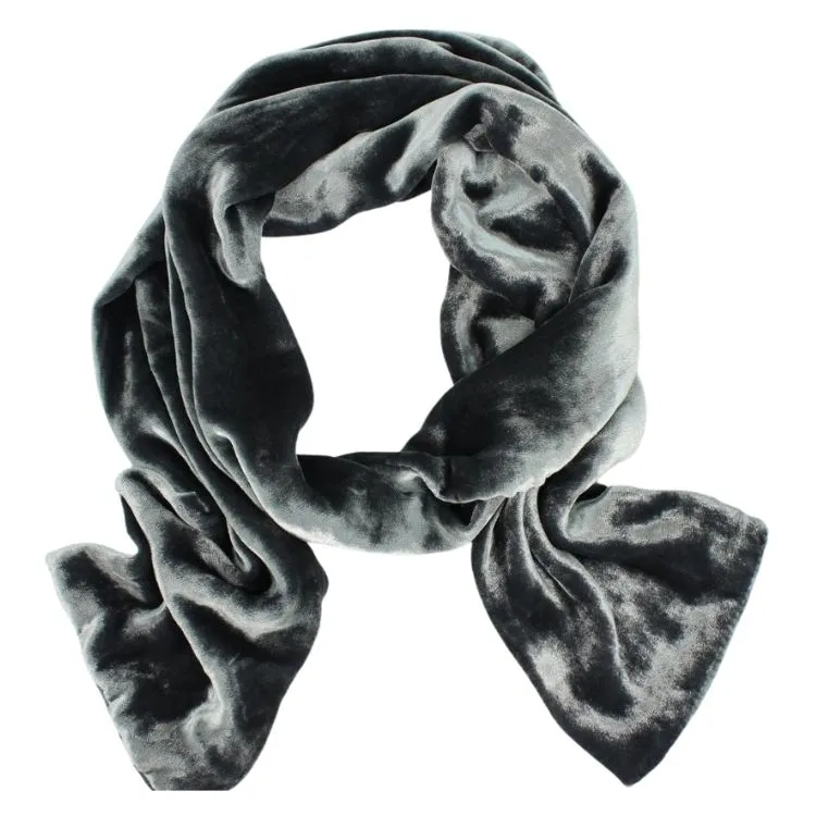 Silk Velvet Oblong Scarf