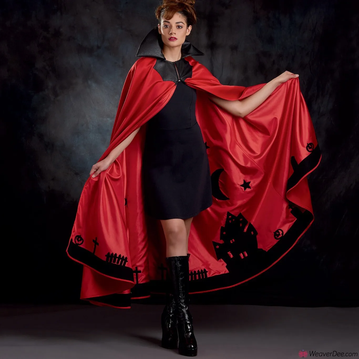 Simplicity Pattern S9008 Misses' Cape with Tie Costumes