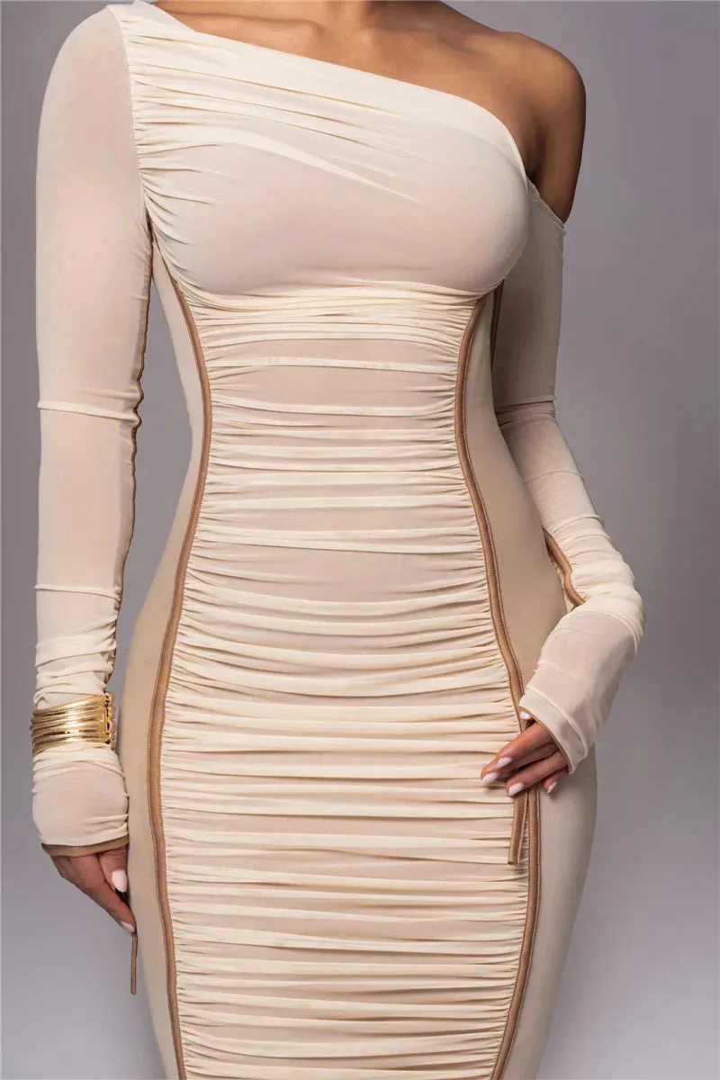 Slaying Saisha Mesh Bodycon Dress