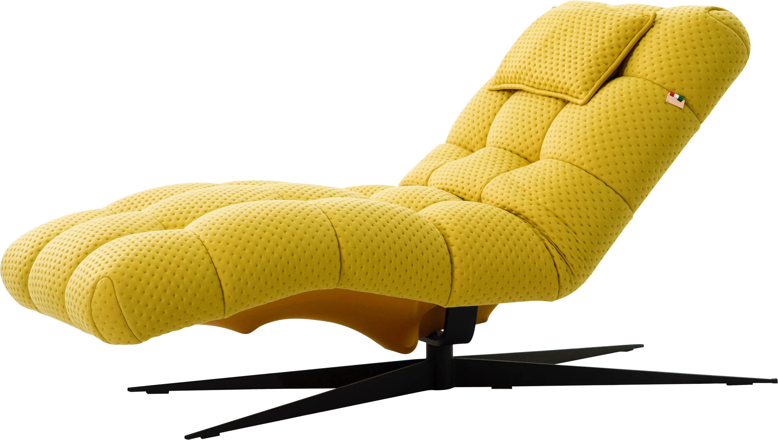 Smart Lounge Chair C019 - Yellow Fabric