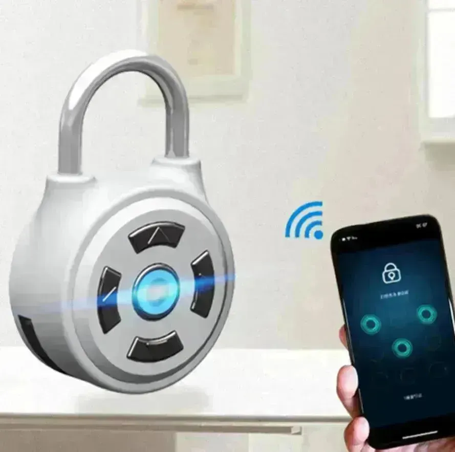 Smart padlock direction button password lock Bluetooth electronic lock