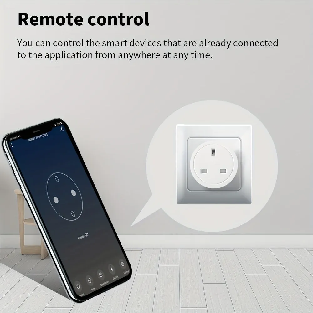 Smart WiFi Socket Plug UK 16A