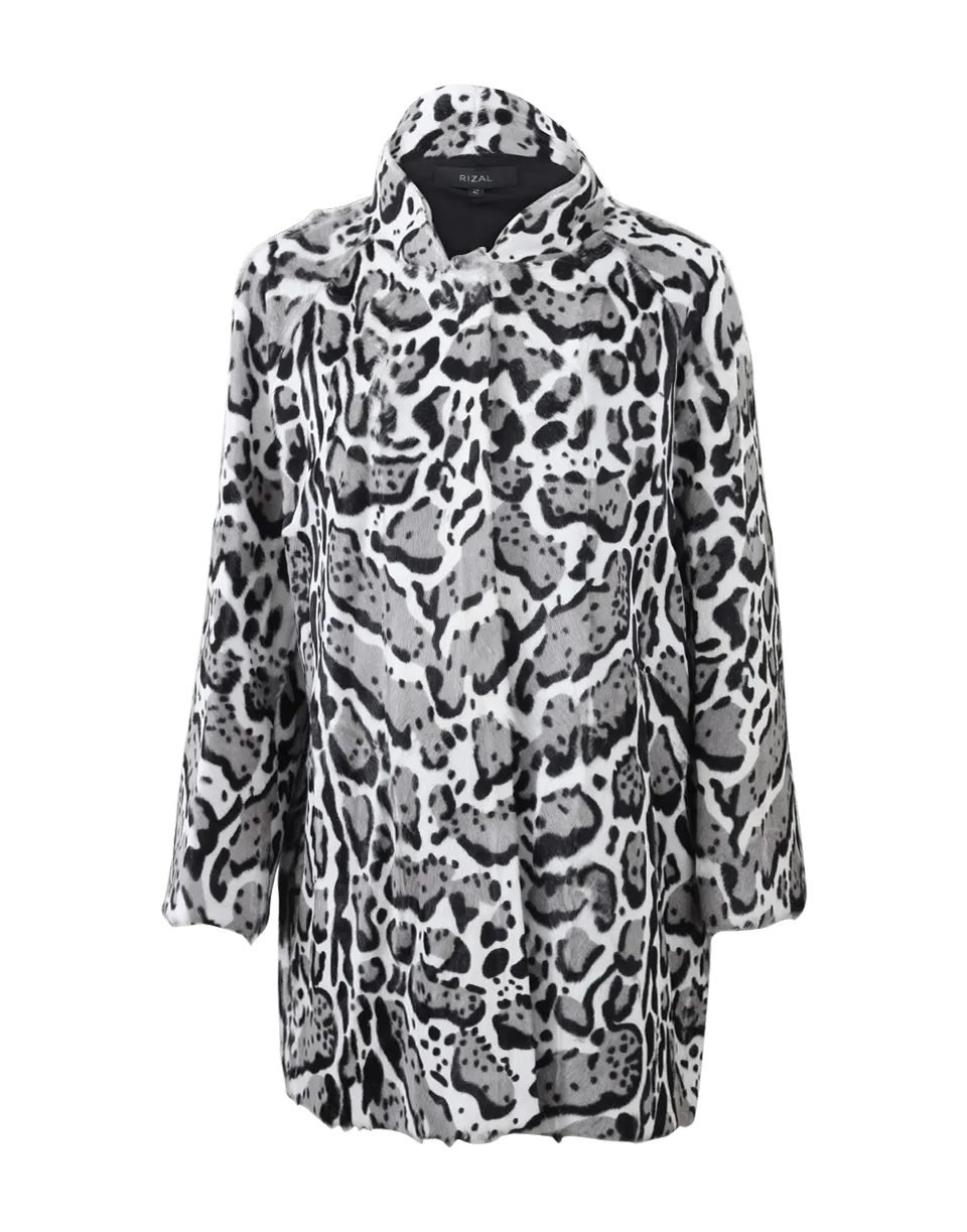 Snow Leopard Fur Coat