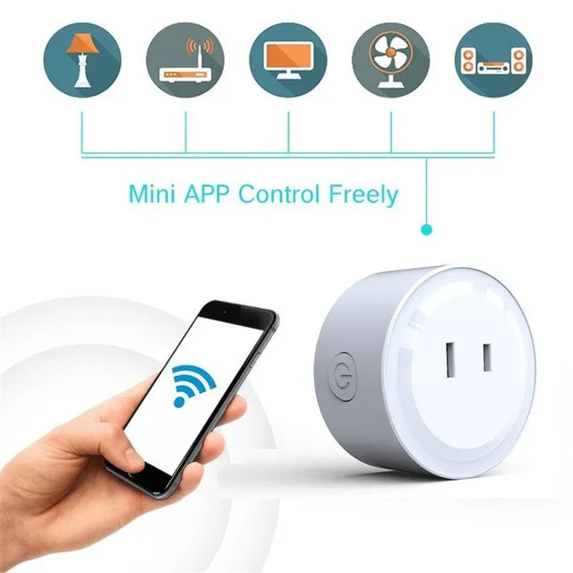 SP110 WiFi Smart Mini Plug (Works with Alexa and Google Assistant)