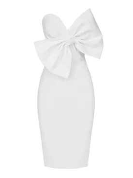 Spliced Bow Summer Dress