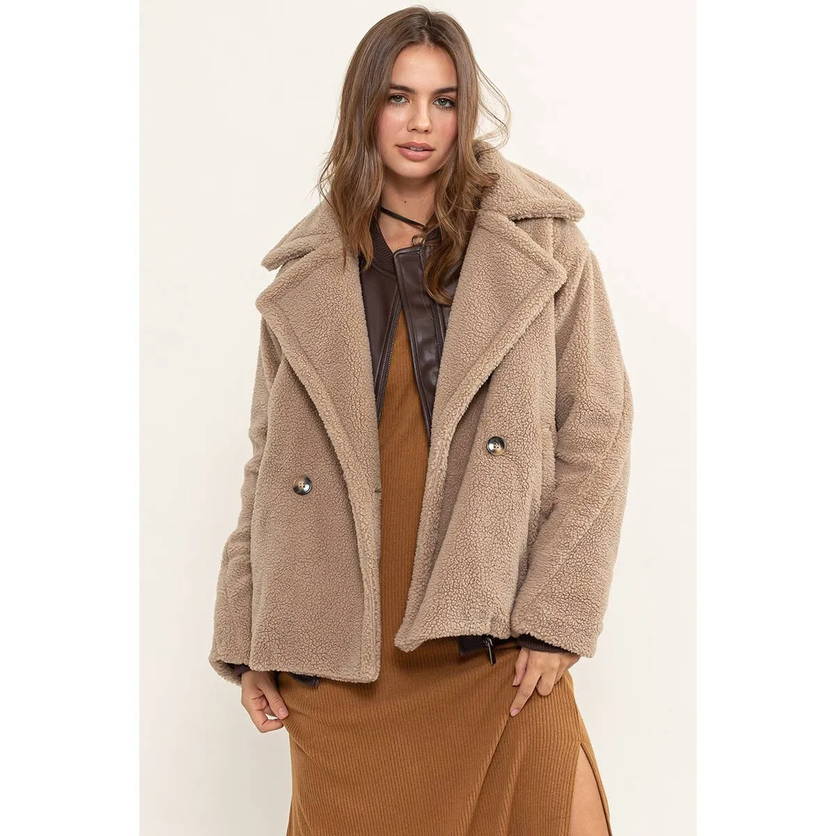 Teddy Fur Peacoat