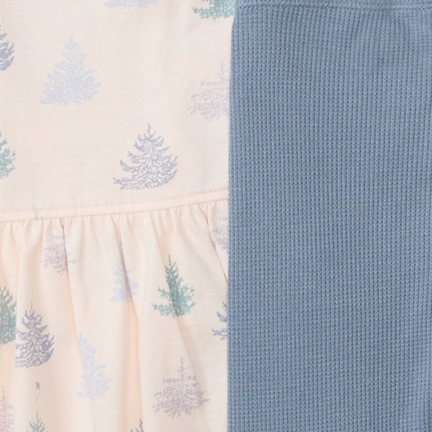 Top and Pants Set - Icy Trees - Soft Pink