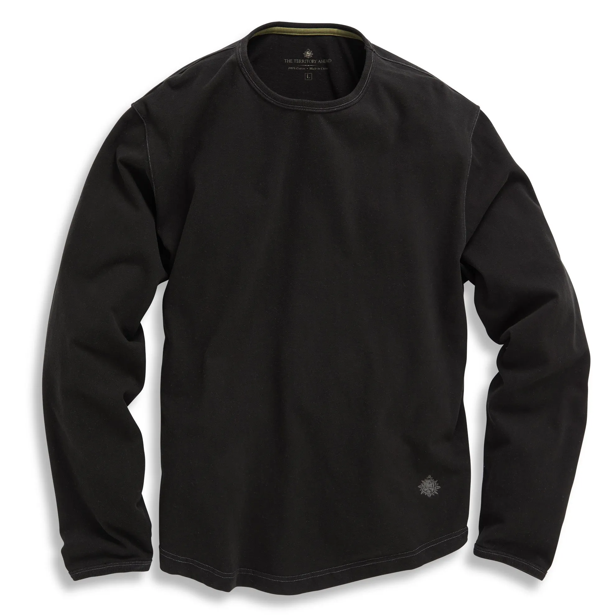 Top-Drawer Long-Sleeve Crew