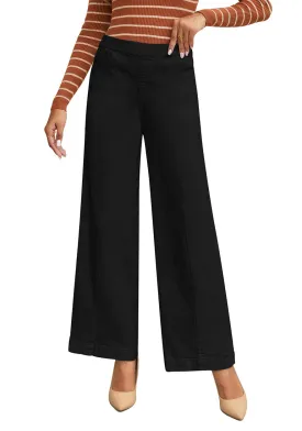 True Black Women's Stretchy Pull On Jeans High Waisted Denim Pants