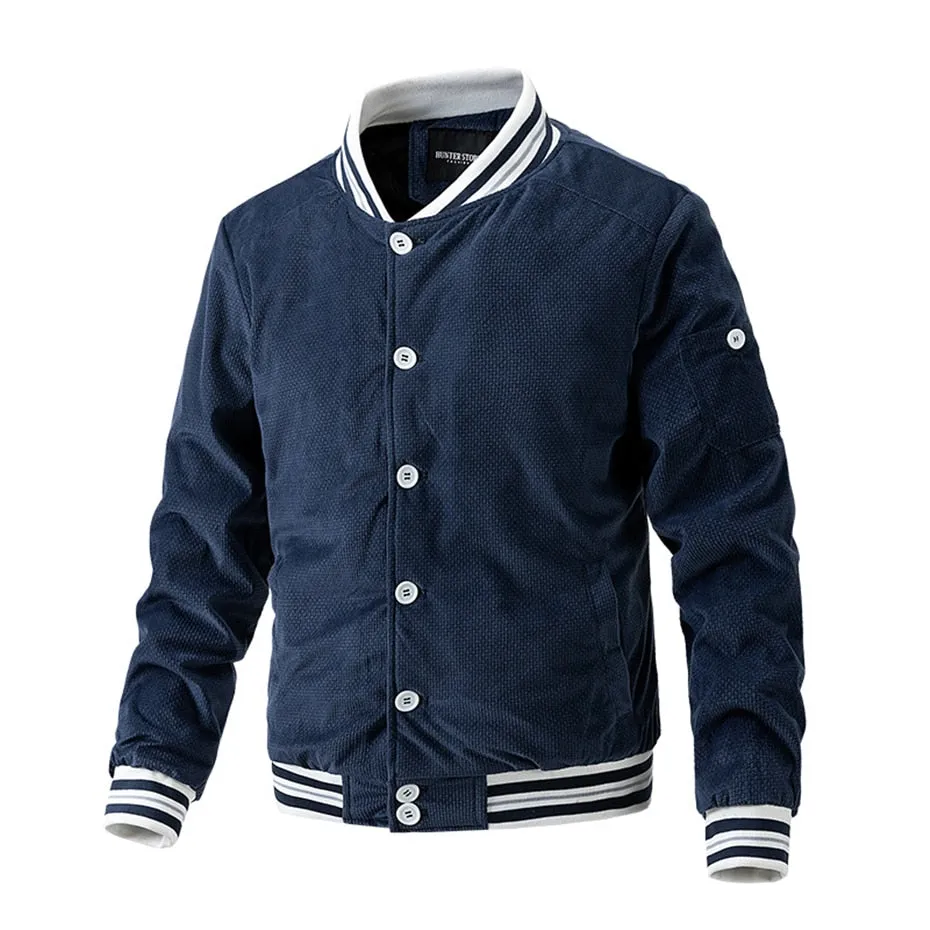 West Louis™ Corduroy Baseball Varsity Fashion Jacket