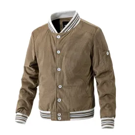 West Louis™ Corduroy Baseball Varsity Fashion Jacket