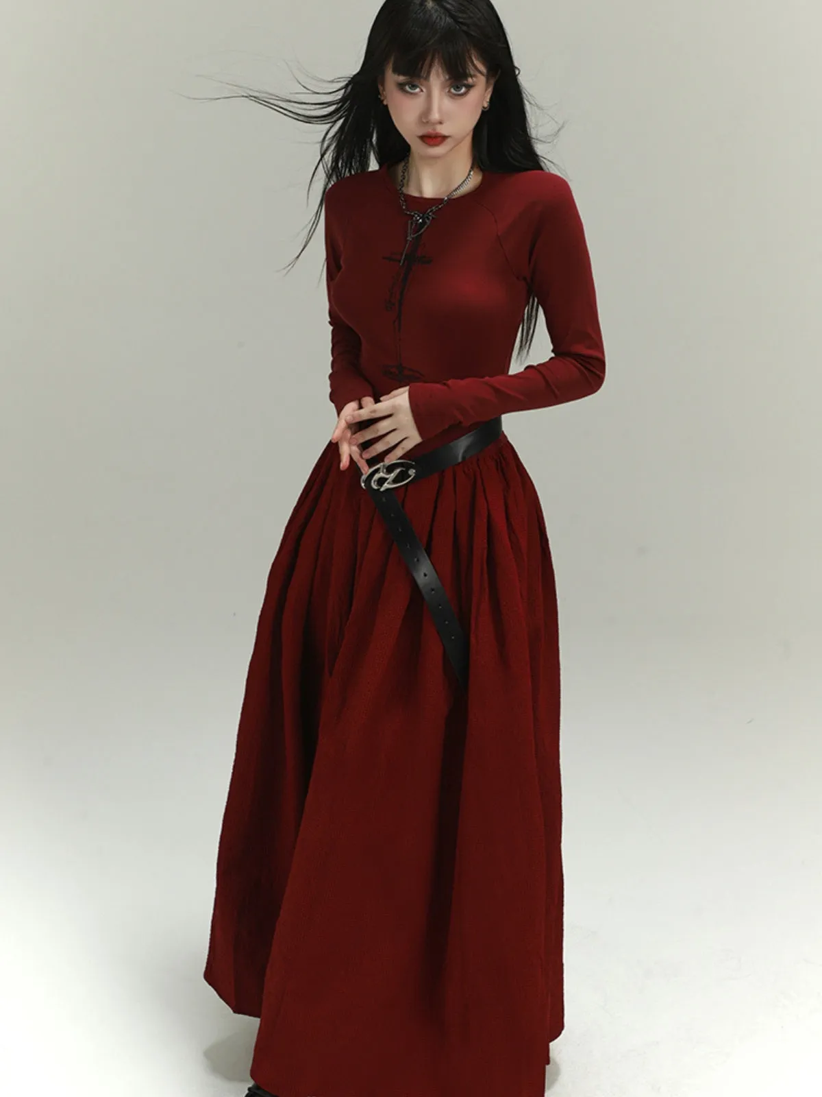 WLS Versatile Red Dress