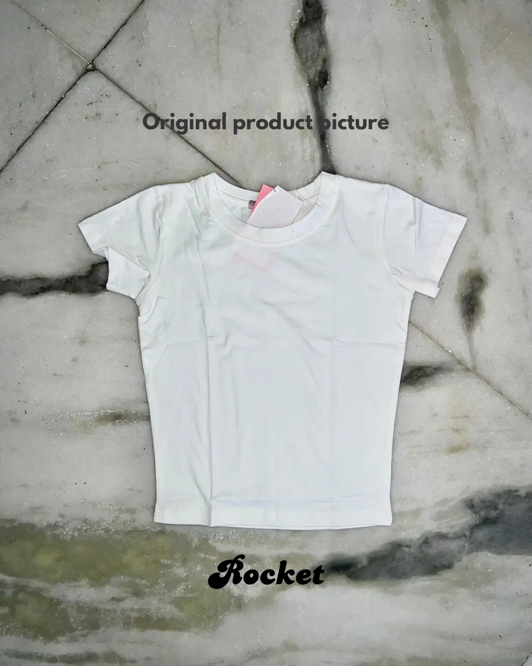 Y2K Baby Tee // White