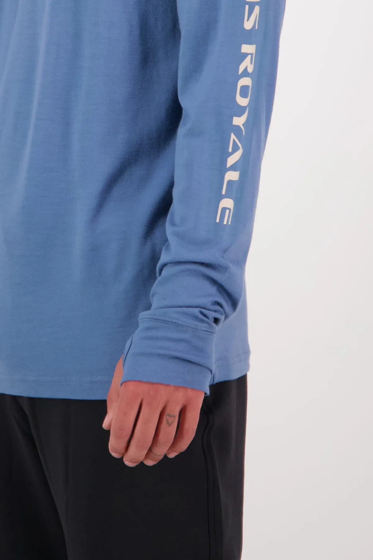 Yotei Merino Classic Long Sleeve - Blue Slate